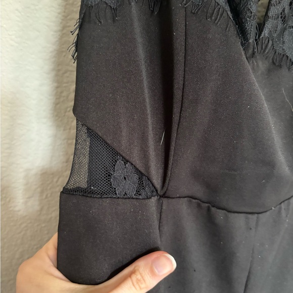 Corset boning metal v neck mesh cutout flare going out dress - Picture 2 of 7